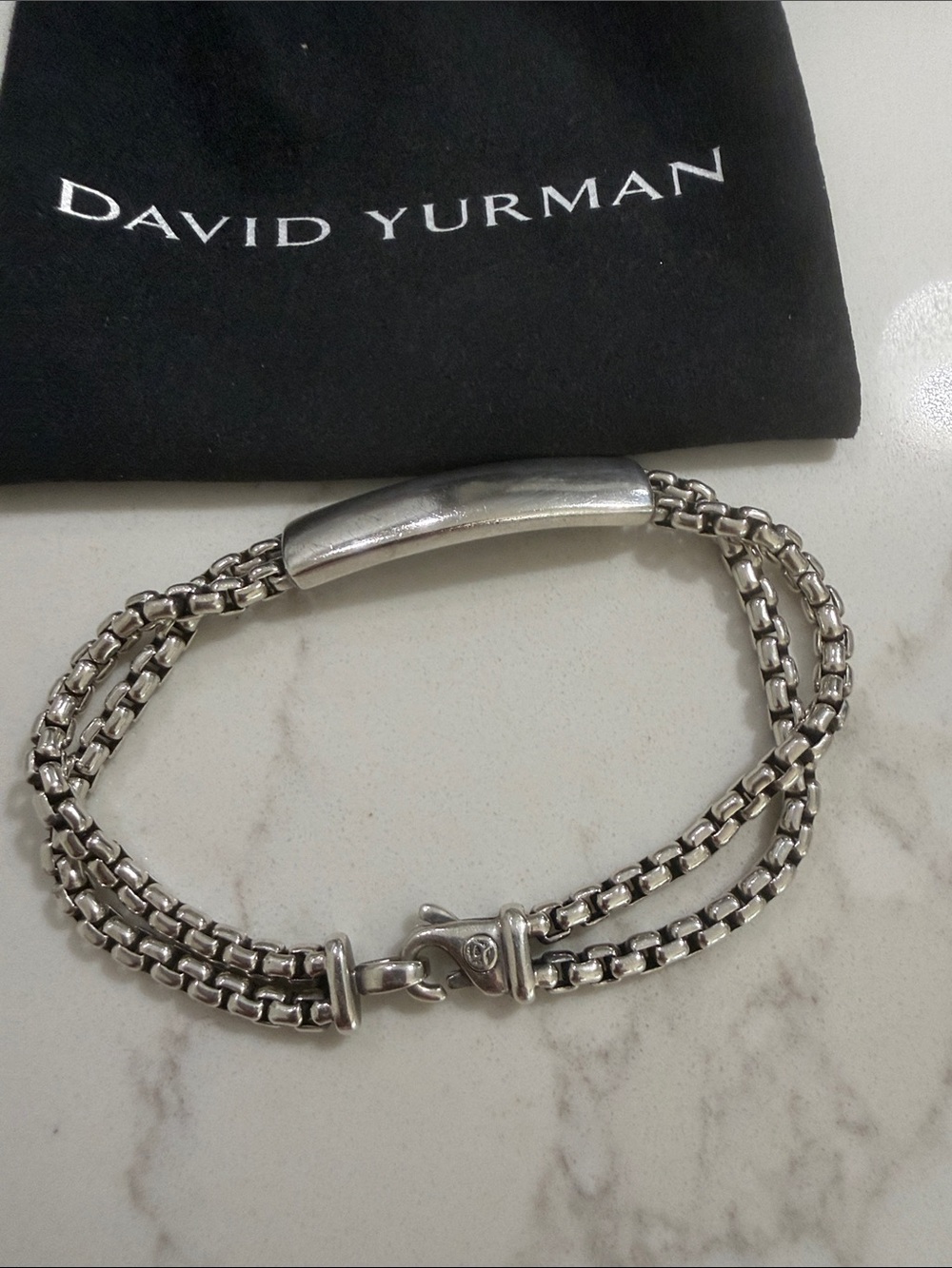 David Yurman ID bracelet - 7.5” - Picture 3 of 6